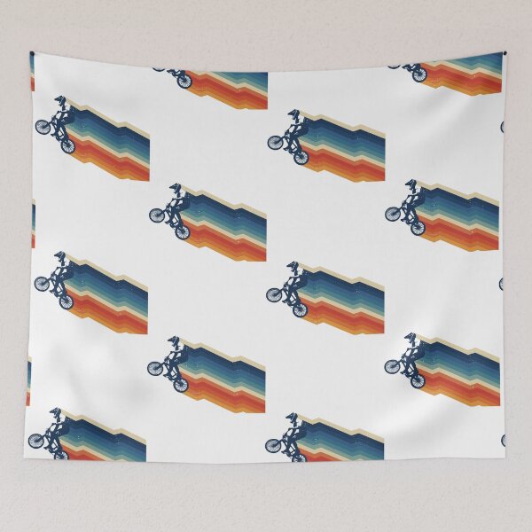 Aperçu de l'œuvre Vintage Zig Zag stries BMX racing en détresse créée et vendue par HayleyAnn79.