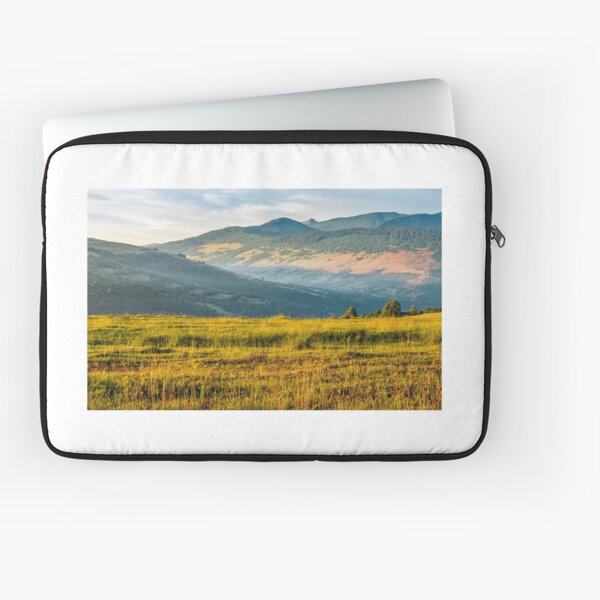 agricultural field in mountains Laptop Sleeve