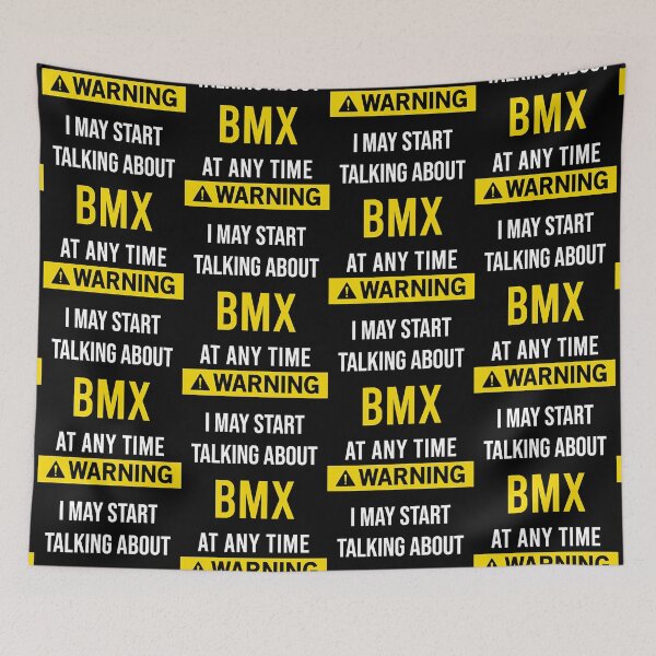 Aperçu de l'œuvre Avertissement BMX, Vélo Vélo Vélos Vélo Biker Cycle Cycliste Cyclisme créée et vendue par HayleyAnn79.