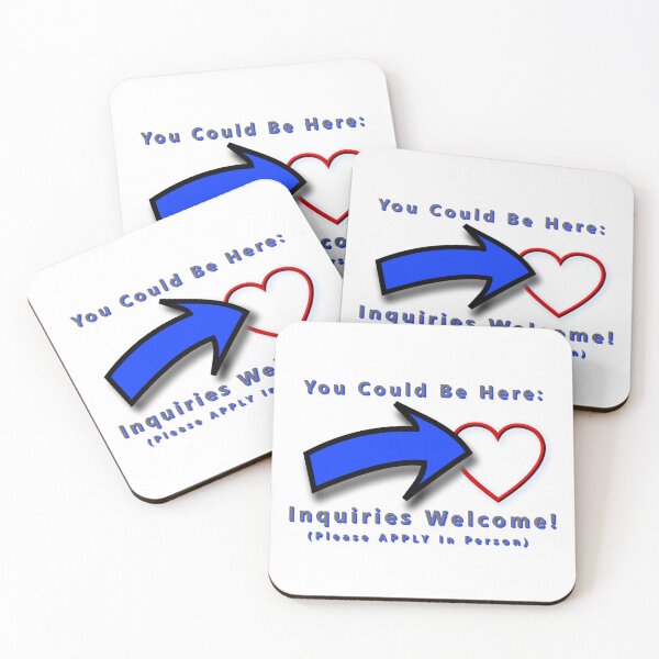 Item preview, You Could Be Here: Inquiries Welcome! * designed and sold by Sarcasmagic.