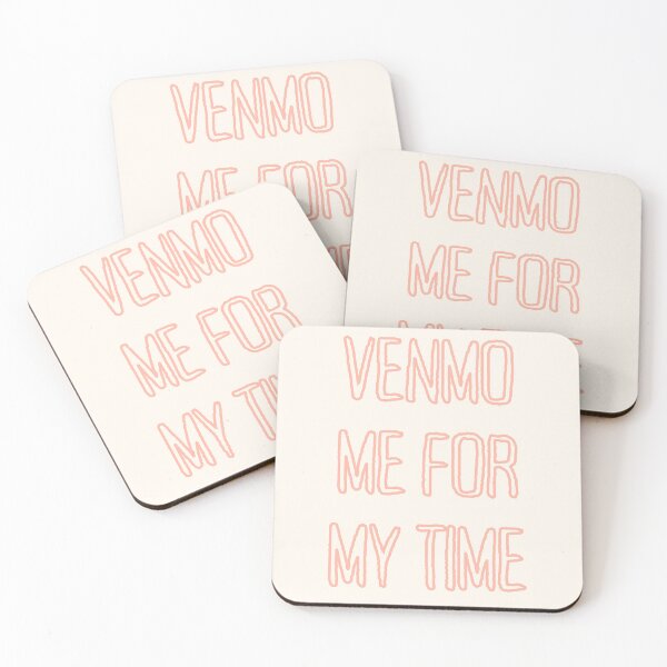 Item preview, Venmo Me For My Time in Peach designed and sold by Pink Ribbon.