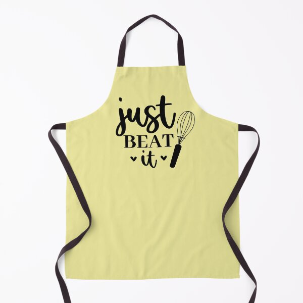 Item preview, Just Beat It Kitchen Apron designed and sold by MandVDesigns.