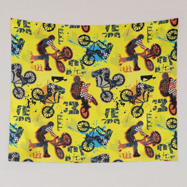Aperçu de l'œuvre Modèle abstrait de BMX créée et vendue par HayleyAnn79.