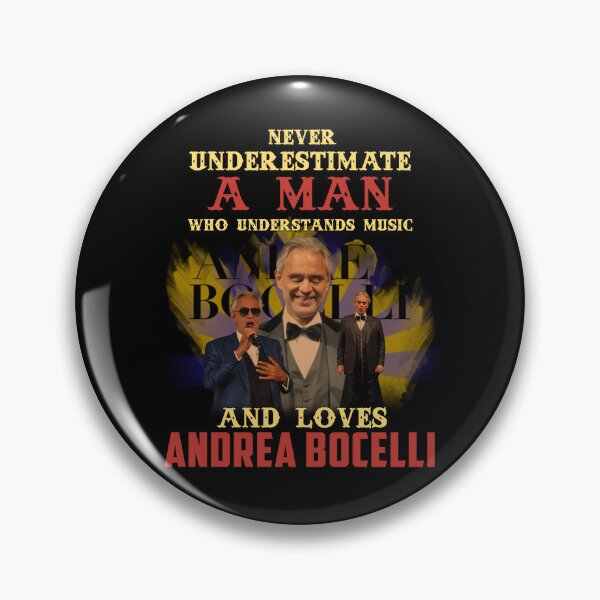 Item preview, Never Underestimate A Man Who Loves Bocelli designed and sold by BryannaLaRussa.