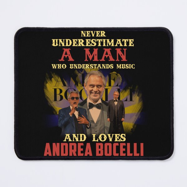 Item preview, Never Underestimate A Man Who Loves Bocelli designed and sold by BryannaLaRussa.