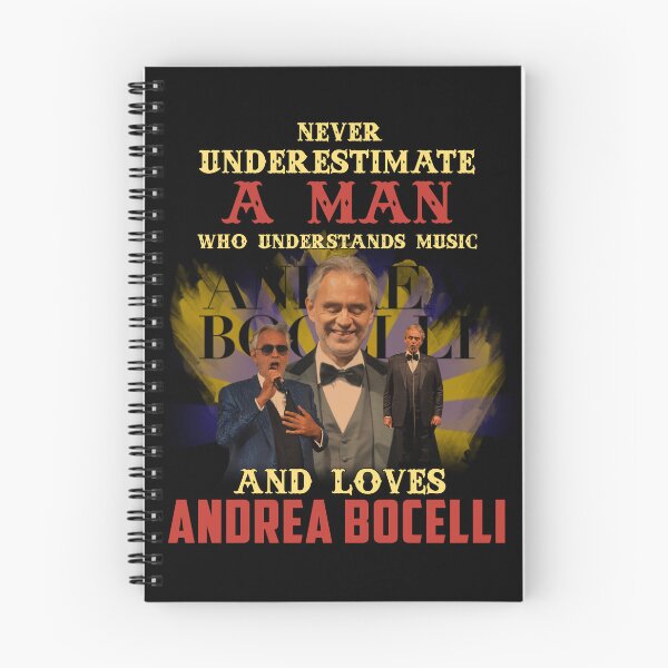 Item preview, Never Underestimate A Man Who Loves Bocelli designed and sold by BryannaLaRussa.