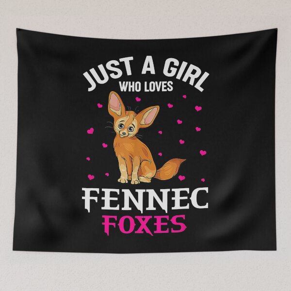 Item preview, Just A Girl Who Loves Fennec Foxes designed and sold by nwaja-art.
