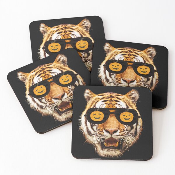 Item preview, halloween tiger for kids Stripey Sunglasses designed and sold by Click-Like.