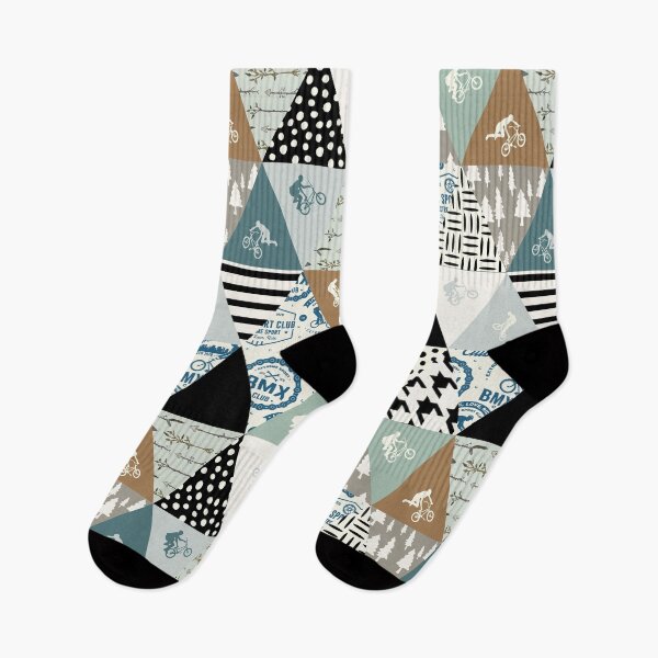 Item preview, Bear Forest Animal Triangles Pattern BMX designed and sold by HayleyAnn79.
