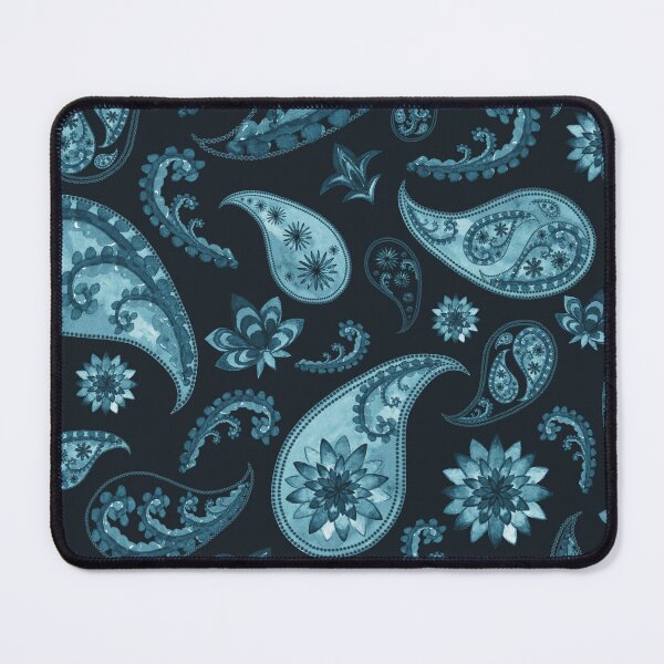 Item preview, Blue and Black Paisley Pattern, Persian Paisley designed and sold by antevasinart.