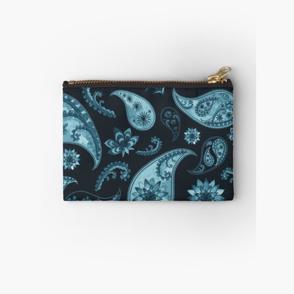 Item preview, Blue and Black Paisley Pattern, Persian Paisley designed and sold by antevasinart.
