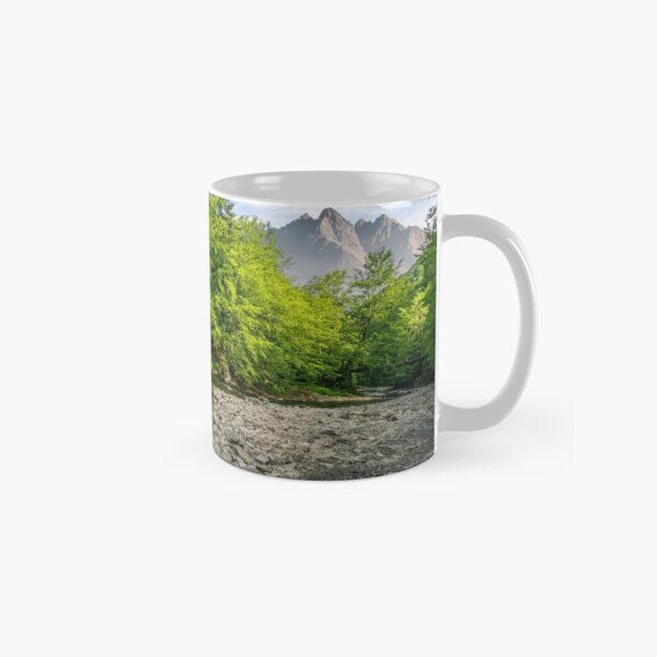 rorest near the river in mountains Classic Mug