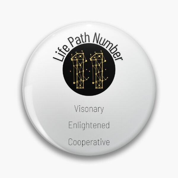 Item preview, Life Path Number 11, Visionary, Enlightened, Cooperative     designed and sold by Black11Flamingo.