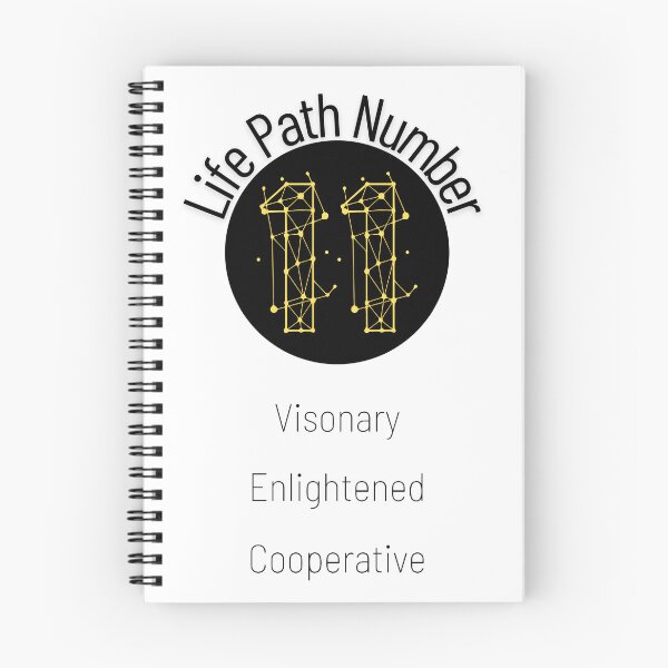 Item preview, Life Path Number 11, Visionary, Enlightened, Cooperative     designed and sold by Black11Flamingo.