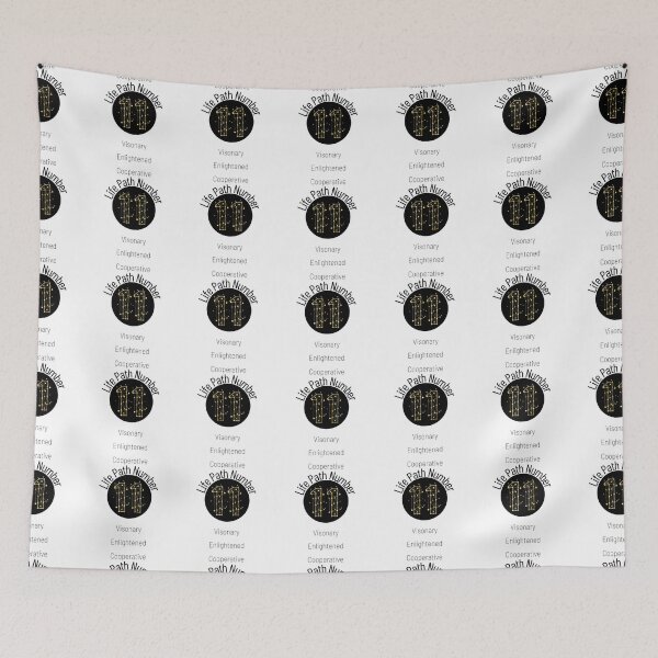 Item preview, Life Path Number 11, Visionary, Enlightened, Cooperative     designed and sold by Black11Flamingo.