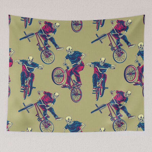 Aperçu de l'œuvre Modèle de cavalier de crâne de BMX créée et vendue par HayleyAnn79.