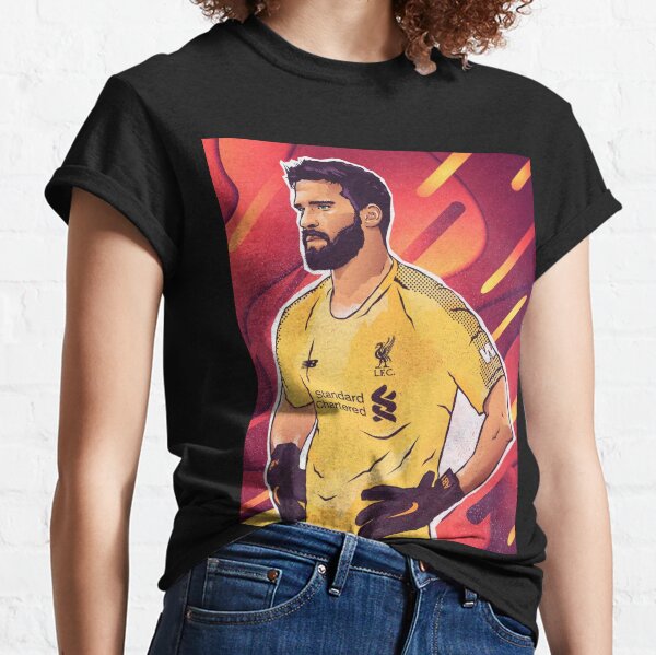 Animated Design Alisson Becker Liverpool Fc Unisex T-Shirt - Teeruto