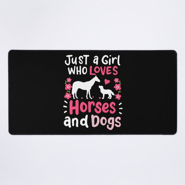 Item preview, Just a Girl Who Loves Horses and Dogs designed and sold by nwaja-art.