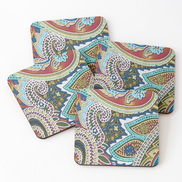 Item preview, Multicolor Paisley Pattern designed and sold by antevasinart.