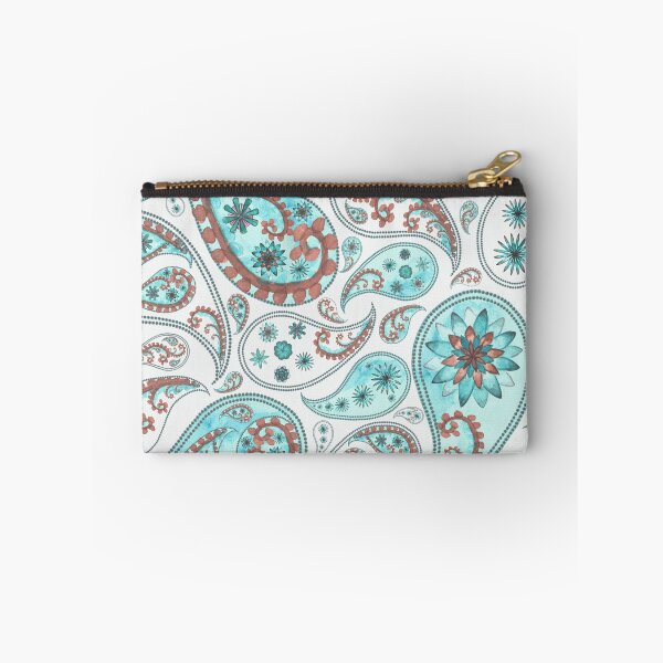 Item preview, Blue and Red Paisley Pattern, Persian Paisley designed and sold by antevasinart.