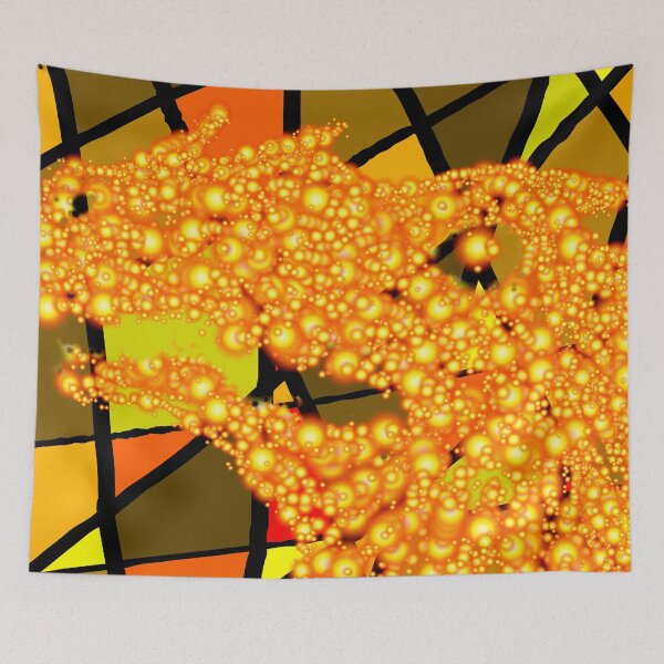 Item preview, Mosaic Pattern With Abstract Sea Dragon Head Artwork3 D1 Production designed and sold by SelfUpgrade.