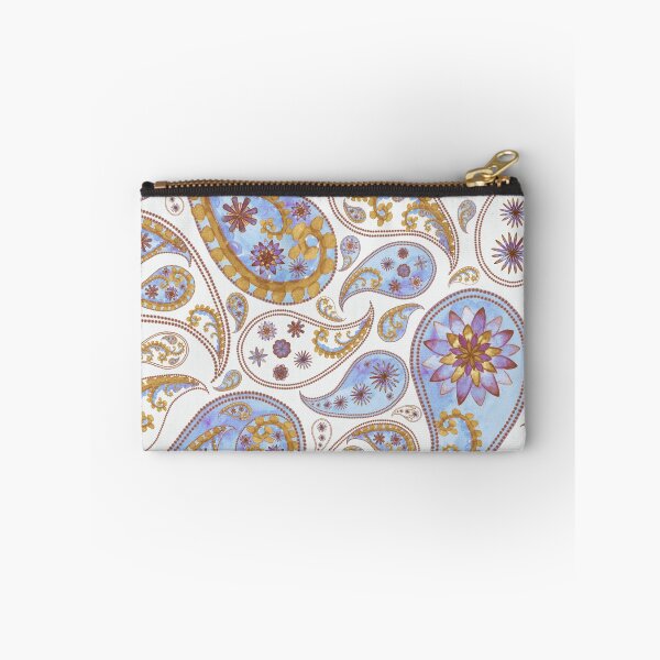 Item preview, Blue and Gold Paisley Pattern, Persian Paisley designed and sold by antevasinart.