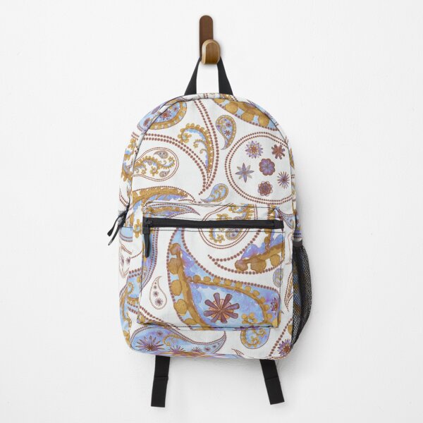 Artikelvorschau, Blau und Goldpaisley-Muster, persisches Paisley entworfen und verkauft von antevasinart.