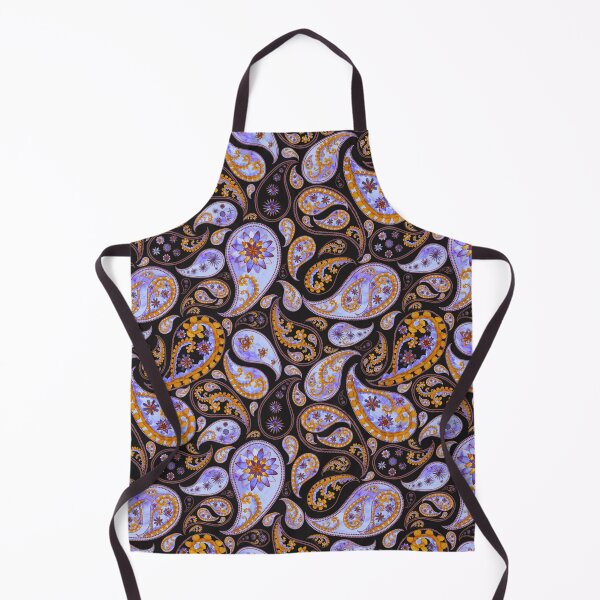 Artikelvorschau, Lila und schwarzes Paisley-Muster, persisches Paisley entworfen und verkauft von antevasinart.