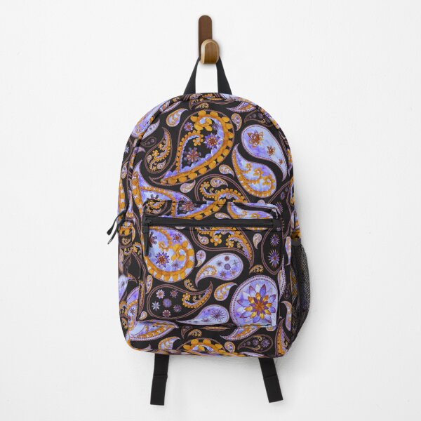 Artikelvorschau, Lila und schwarzes Paisley-Muster, persisches Paisley entworfen und verkauft von antevasinart.