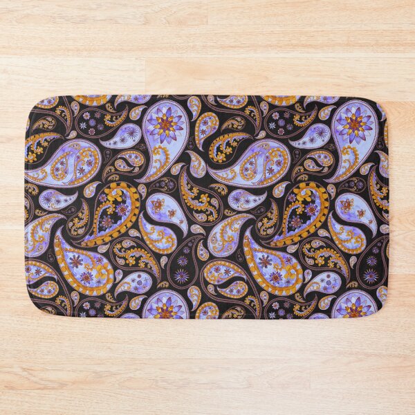 Item preview, Purple and Black Paisley Pattern, Persian Paisley designed and sold by antevasinart.