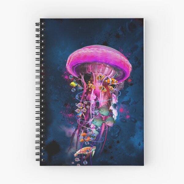 Item preview, Pink Electric Jellyfish World designed and sold by DavidLoblaw.