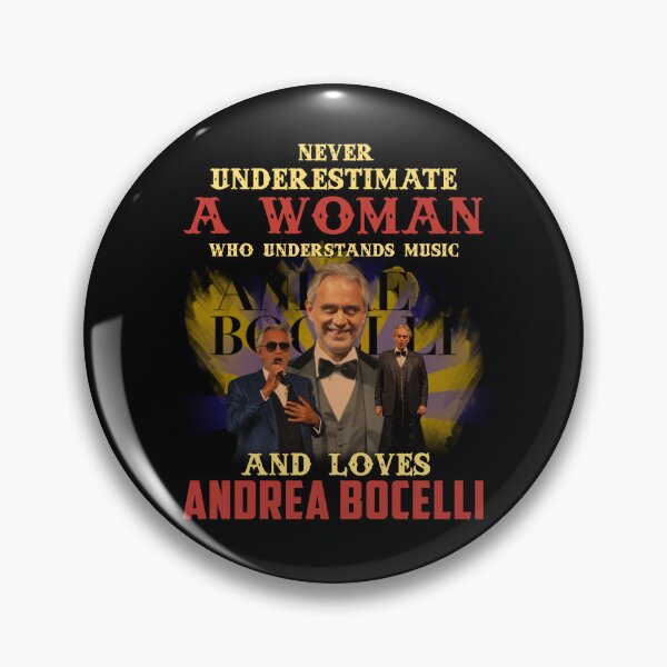 Item preview, Never Underestimate A Woman Who Loves Bocelli designed and sold by BryannaLaRussa.