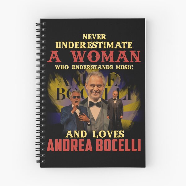 Item preview, Never Underestimate A Woman Who Loves Bocelli designed and sold by BryannaLaRussa.