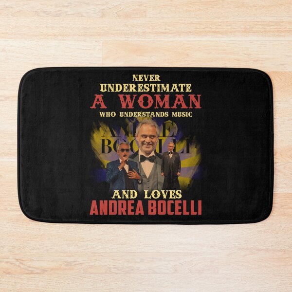 Item preview, Never Underestimate A Woman Who Loves Bocelli designed and sold by BryannaLaRussa.
