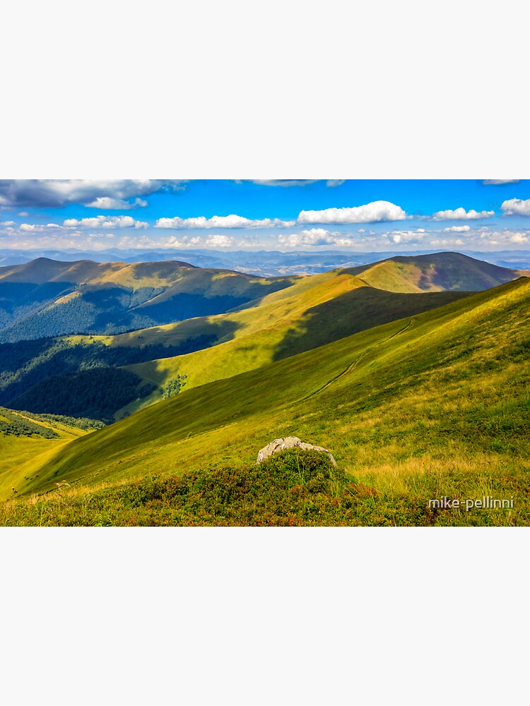 stone on the edge of mountain cliff by mike-pellinni