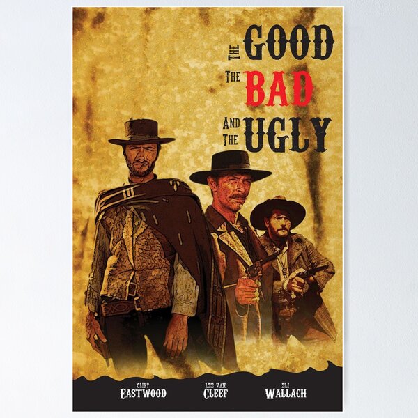 Item preview, Movie The Good The Bad And The Ugly Poster designed and sold by resogewa.