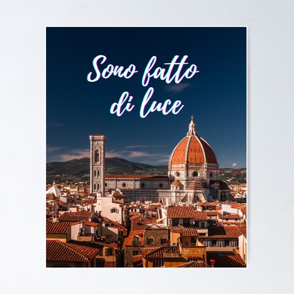 Item preview,  I am made of light - popular Italian quotes theme gifts  designed and sold by RebelliousRosee.