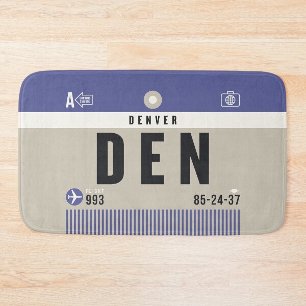 Item preview, Luggage Tag A - DEN Denver USA designed and sold by VoodooCircus.