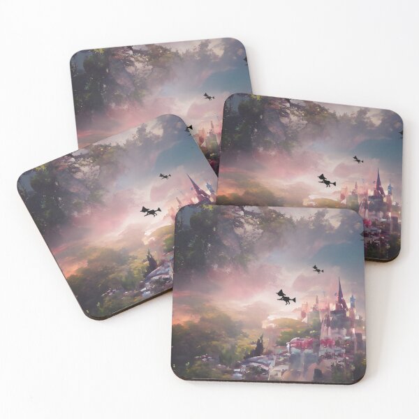 Item preview, Fantasy castle, witches, fairytale, fairytale castle, , brothers grim, Salem, witch attack,  designed and sold by Laree  Jones.