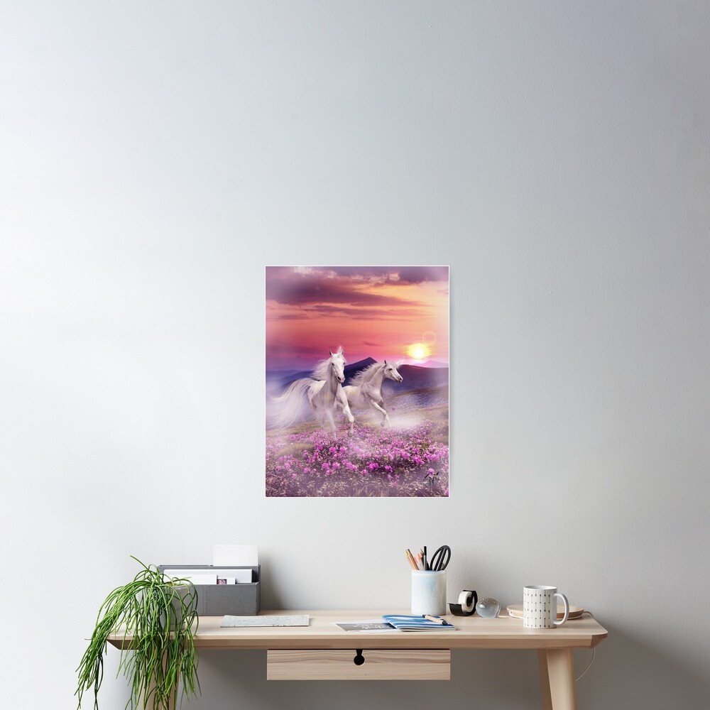 Duet of unicorns Poster