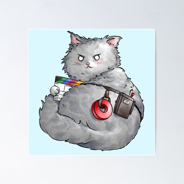 Item preview, 2nd Camera Assistant Cat "D" designed and sold by notek.