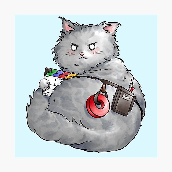 Item preview, 2nd Camera Assistant Cat "D" designed and sold by notek.