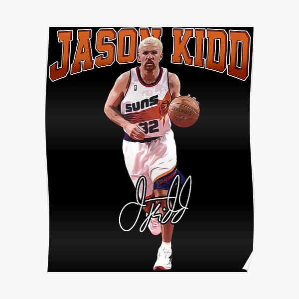 Jason Kidd Autographed Phoenix Custom Black Basketball Jersey