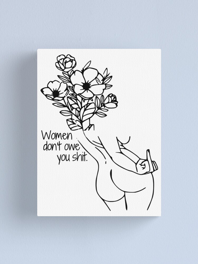 Thumbnail 1 of 3, Canvas Print, Reproductive Rights designed and sold by KnutKroll.