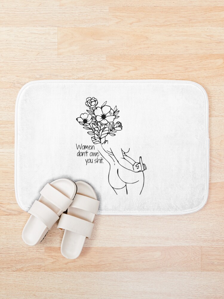 Thumbnail 1 of 6, Bath Mat, Reproductive Rights designed and sold by KnutKroll.
