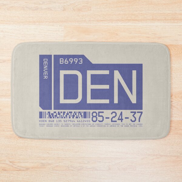 Item preview, Luggage Tag C - DEN Denver USA designed and sold by VoodooCircus.