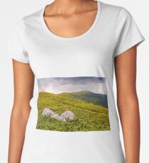 high mountain landscape Women's Premium T-Shirt