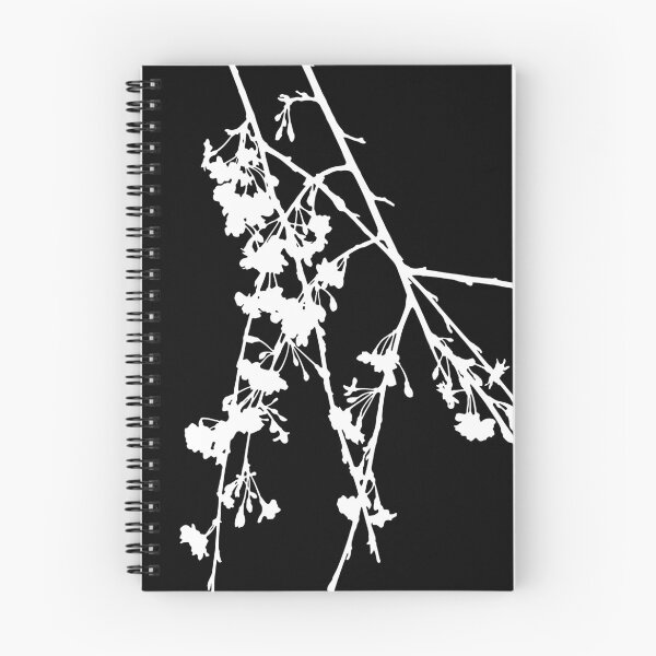 Item preview, Weeping Cherry Tree Branch, White and Black Color designed and sold by Kelly Weaver.