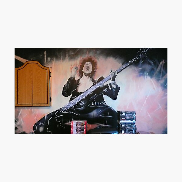 Item preview, phil lynott wall mural 2003 designed and sold by imajica.