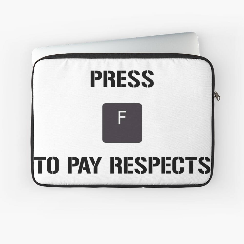 Funny Meme Press F to Pay Respects Art Board Print for Sale by  geekydesigner